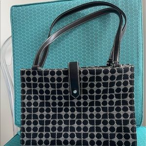Barely worn authentic Kate Spade fabric purse with vintage patterned design.